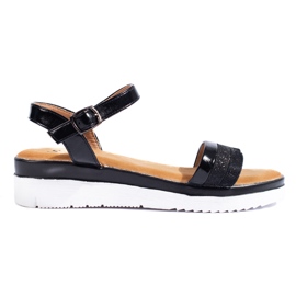 Sandalias mujer plataforma Shelovet negro