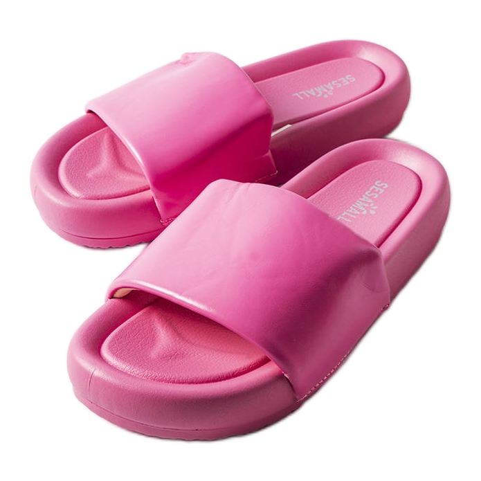 Zapatillas rosas con plataforma de Franco rosado