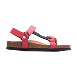 Sandalias Scholl Heaven Ad W F23009-1051 rojo