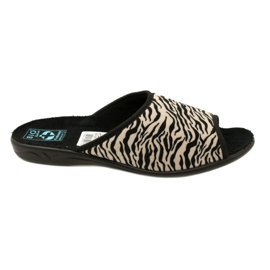 Adanex Babuchas mujer Sara 15773 Estampado leopardo negro