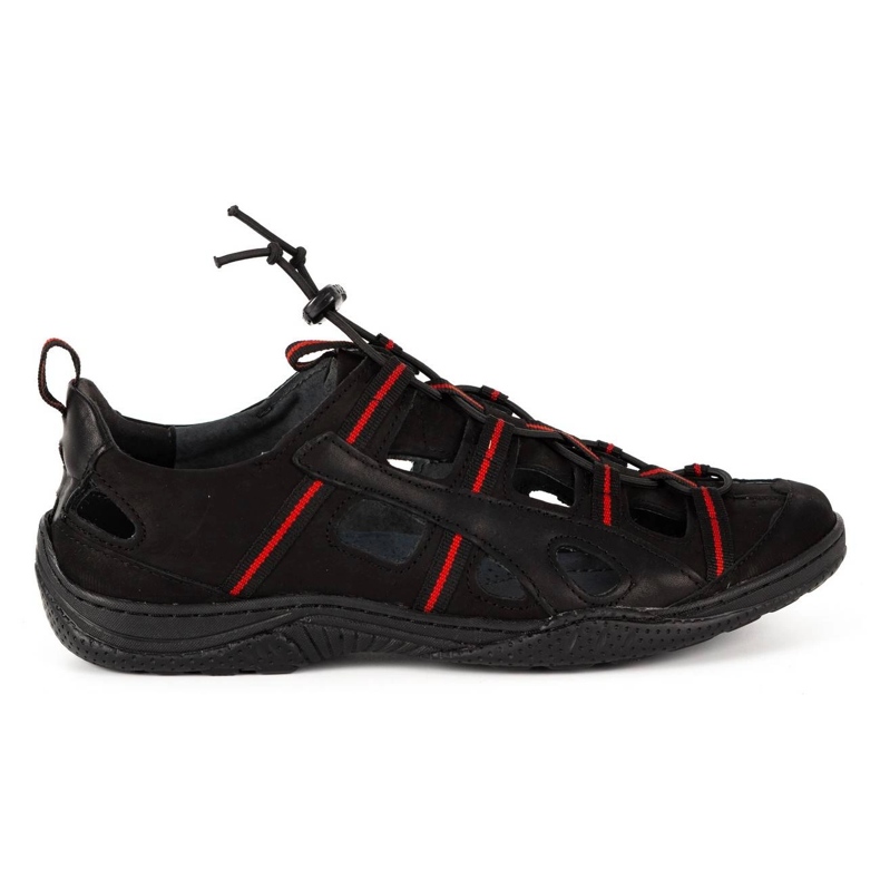 Kampol Zapatos hombre piel calados 26KAM negro