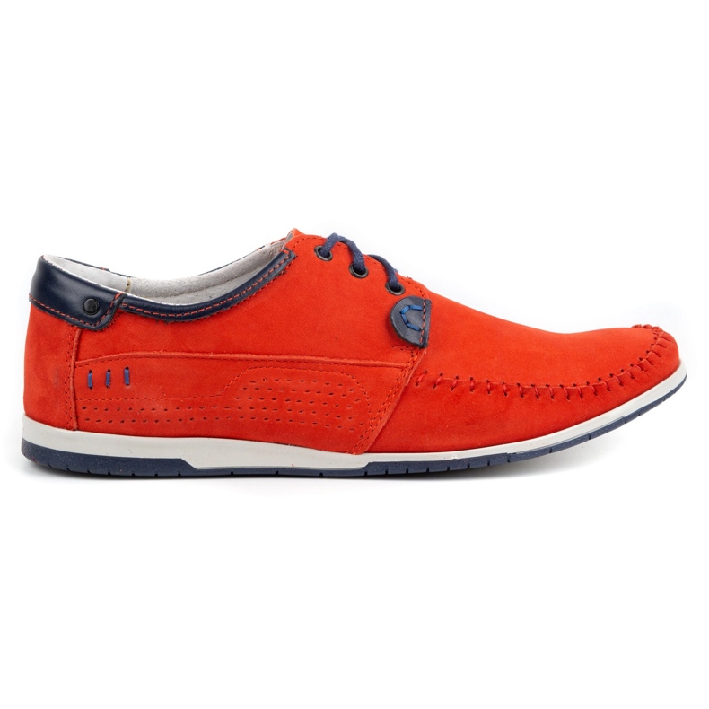 KOMODO Zapatos Mocasines de hombre 875 rojo KOMODO Zapatos Mocasines de hombre 875 rojo