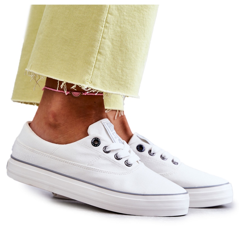 Sneakers Mujer Tela Big Star KK274017 Blanco