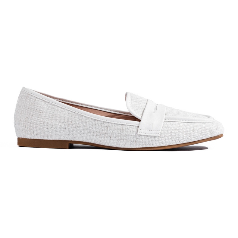 Mocasines mujer Shelovet elegantes blancos