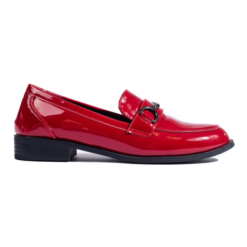 Mocasines mujer Shelovet rojos elegantes