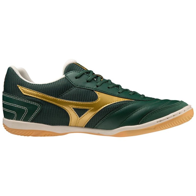 Mizuno Morelia Sala Club In M Q1GA230373 zapatos de fútbol verde verde