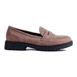 Zapatos mujer ante beige oscuro Shelovet