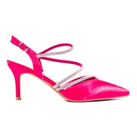 Zapatos de tacón mujer Shelovet fucsia rosado