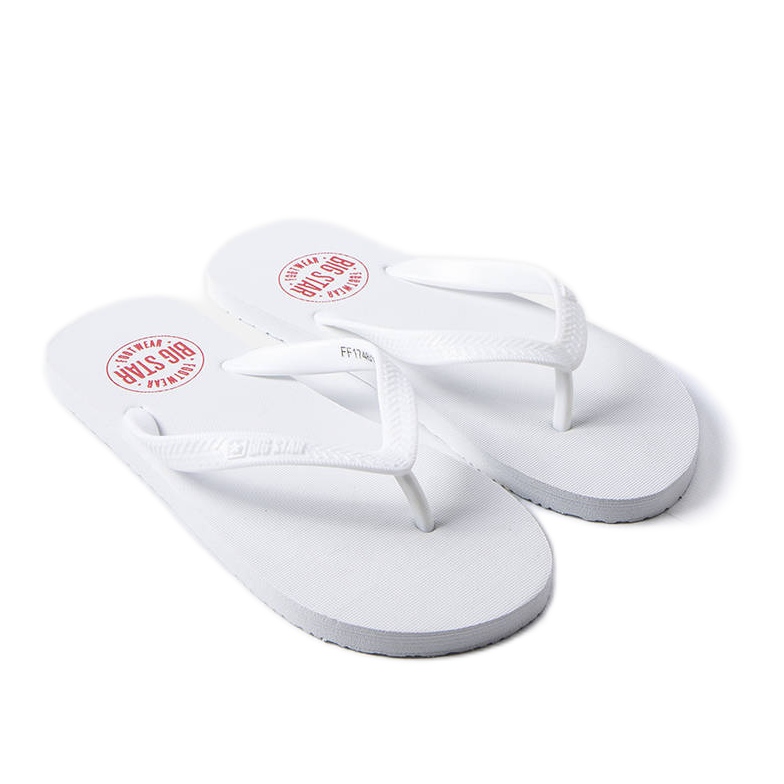 Chanclas blancas Big Star FF174613 blanco