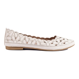 Bailarinas de mujer Shelovet caladas beige