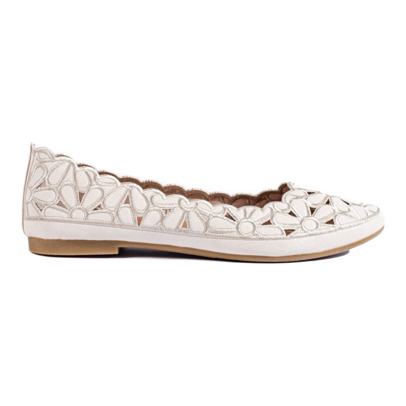 Bailarinas de mujer Shelovet caladas beige