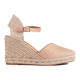 Alpargatas mujer cuña Shelovet beige