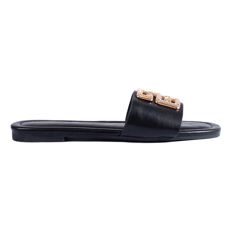 Elegantes zapatillas de estar por casa Shelovet negras negro