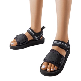 Sandalias Big Star espuma negra LL274784 negro