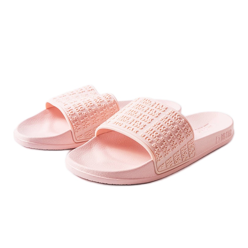 Pantuflas rosa Big Star LL274A151 rosado Pantuflas rosa Big Star LL274A151 rosado
