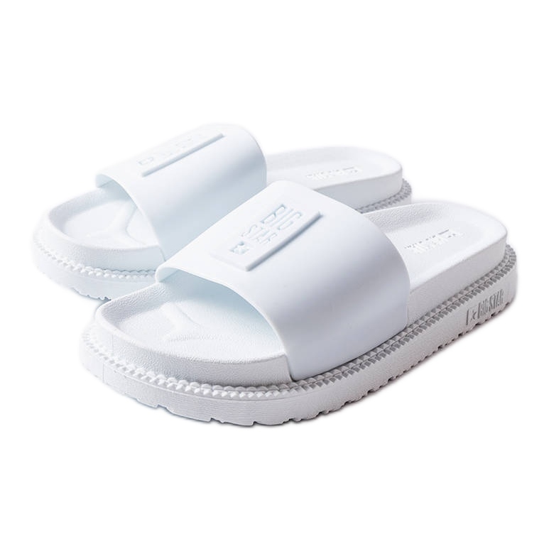 Pantuflas Big Star blancas LL274428 blanco