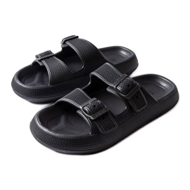 Pantuflas Big Star negras LL274615 negro