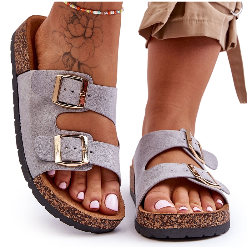 Sandalias sin cordones Cortina Grey para mujer gris Sandalias sin cordones Cortina Grey para mujer gris