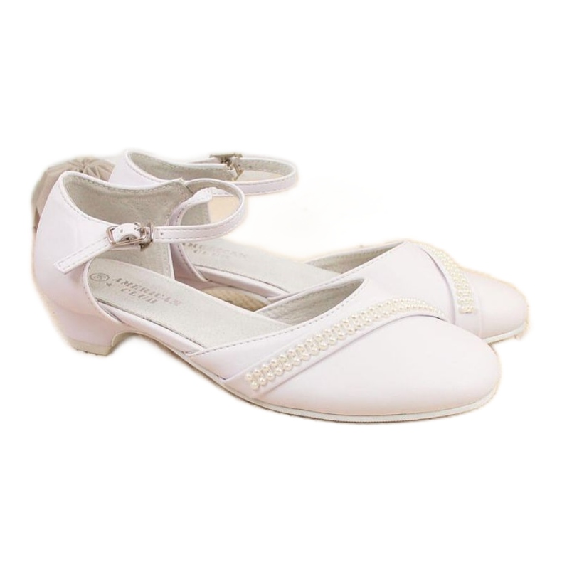 Sandalias con gorra American Club Jr. AM782 blanco