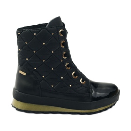 Caprice Botas de nieve Membrane 26204 Botas negras amarillo negro