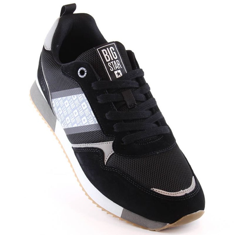 Big Star M INT1872 deportivas de piel negra negro