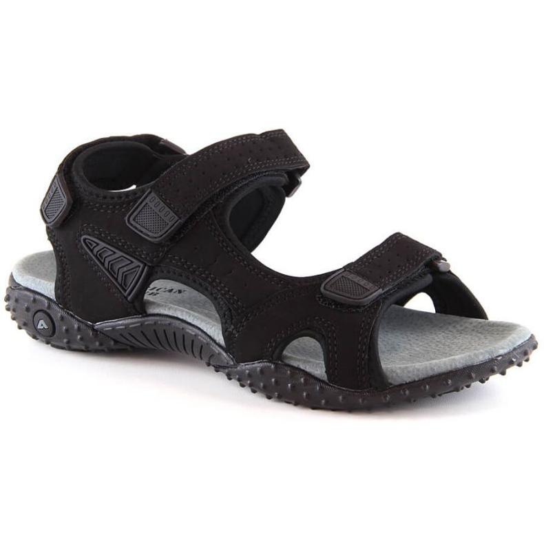 American Club W AM929A sandalias deportivas negras con velcros negro
