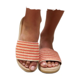 Chanclas Capovalle tejido naranja Chanclas Capovalle tejido naranja