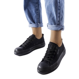Zapatillas negras con plataforma de Big Star LL274967 negro