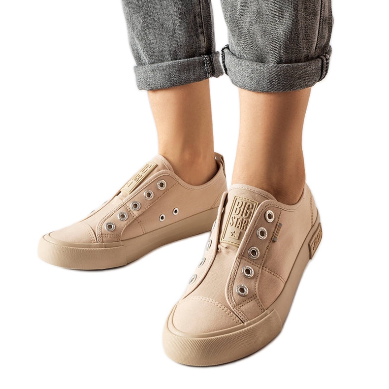 Zapatillas slip-on beige de Big Star LL274164