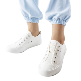 Big Star LL274162 zapatillas blancas sin cordones blanco