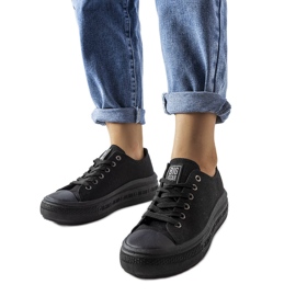 Zapatillas negras con plataforma de Big Star LL274A176 negro