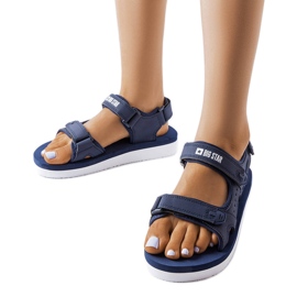 Sandalias de espuma azul marino de Big Star LL274792
