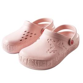 Pantuflas Big Star II275008 rosa rosado