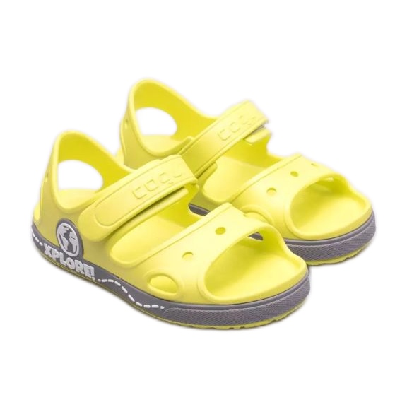 Sandalias Coqui Yogi Jr 8862-407-1348 amarillo