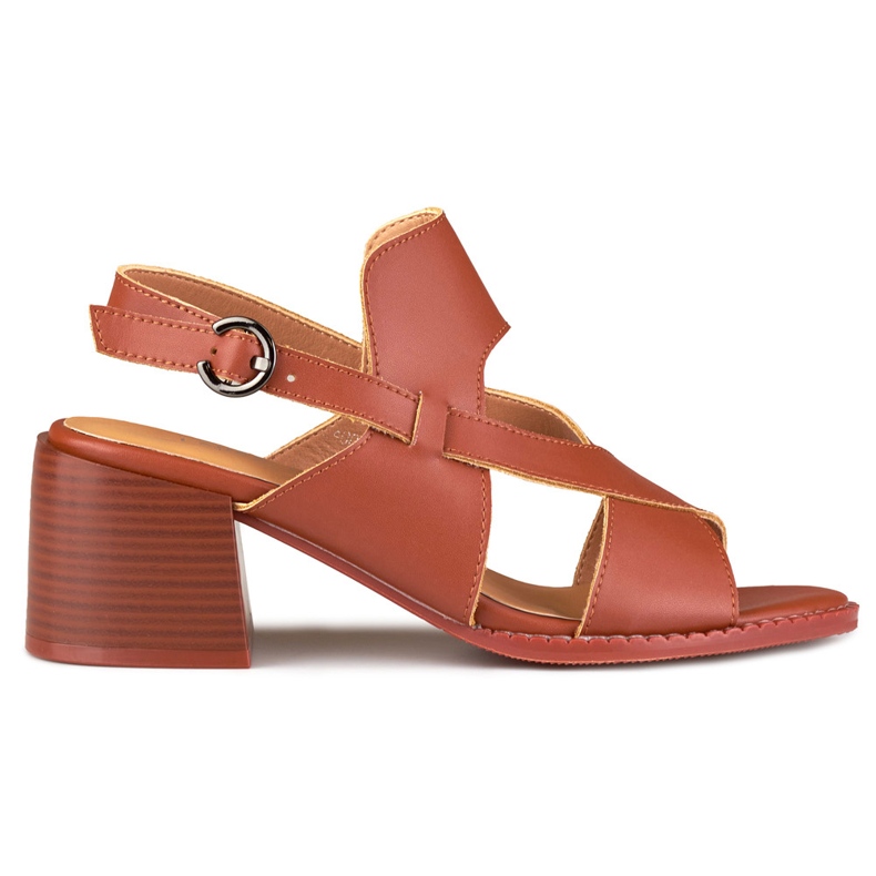 La.Fi Sandalias stiletto piel marrón