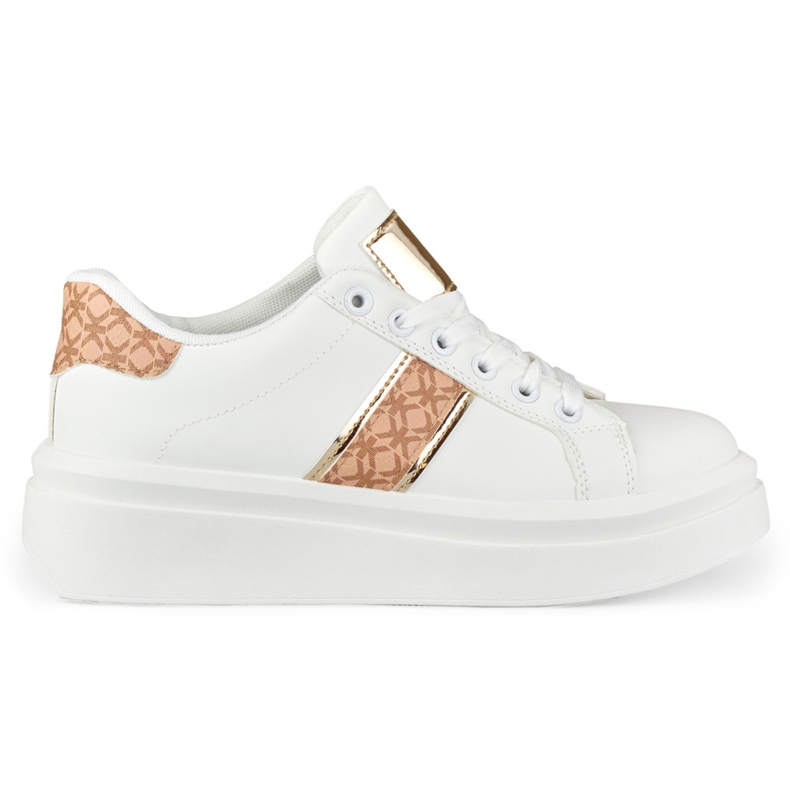 Zapatos deportivos de mujer blancos con estilo.