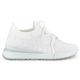 Deportivas cuña blancas blanco