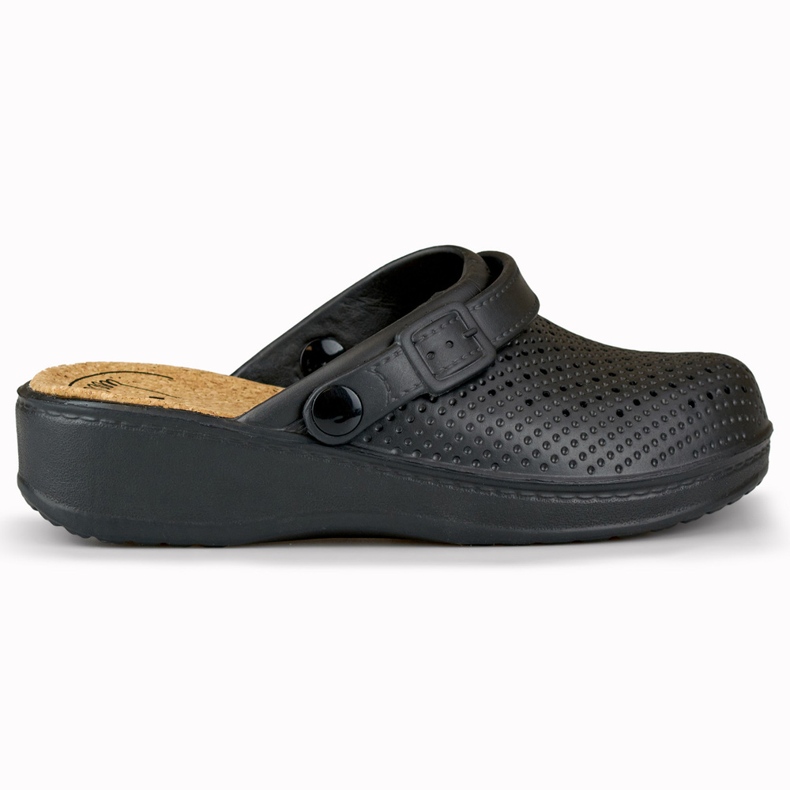 Cómodas zapatillas de casa de mujer con dedos cubiertos negro Cómodas zapatillas de casa de mujer con dedos cubiertos negro