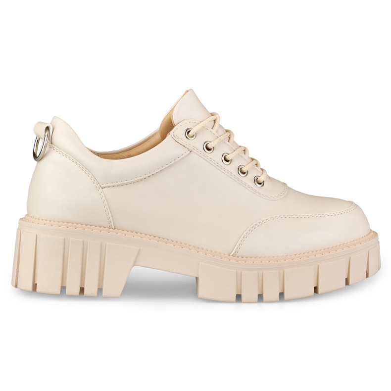 Zapatos ecopiel beige