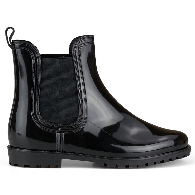 Botas de agua clásicas negras de mujer negro