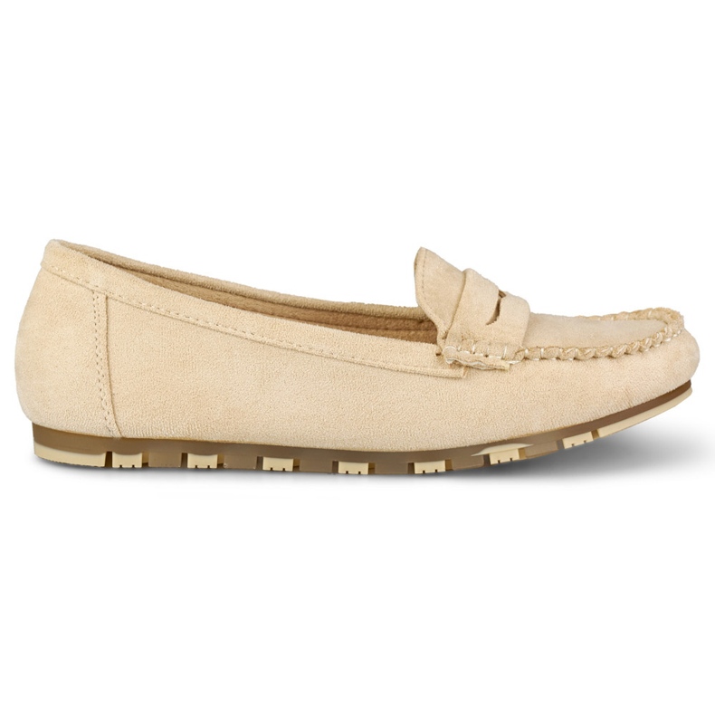 Cómodos mocasines mujer beige Cómodos mocasines mujer beige