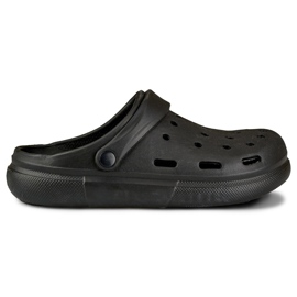 Cómodas zapatillas suaves de mujer negras. negro