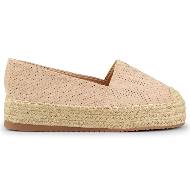 Alpargatas mujer beige con plataforma Alpargatas mujer beige con plataforma