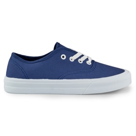 Deportivas azules de mujer