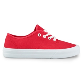 Zapatillas rojas de mujer rojo