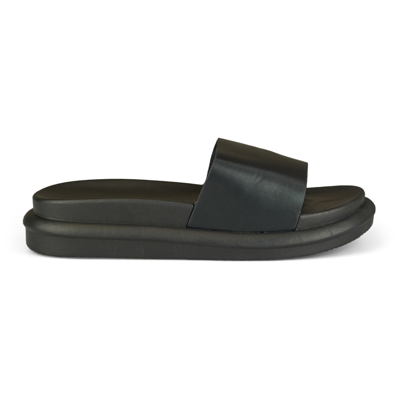 Cómodas zapatillas de estar por casa clásicas negras para mujer negro