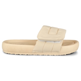 Babucha mujer beige ajustable con velcro Babucha mujer beige ajustable con velcro