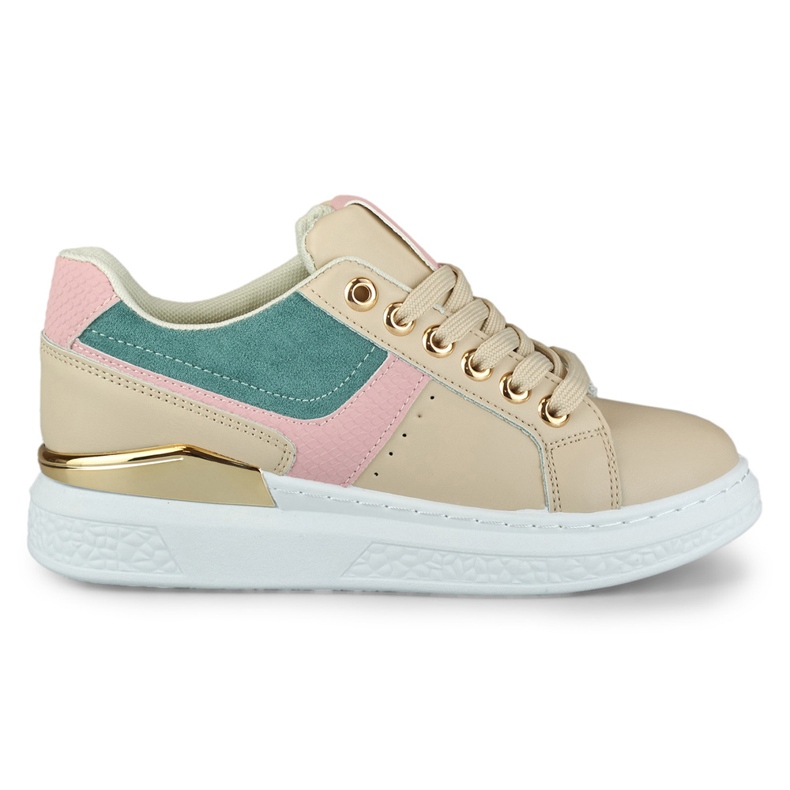 Zapatillas de mujer en la plataforma Eliza. beige Zapatillas de mujer en la plataforma Eliza. beige