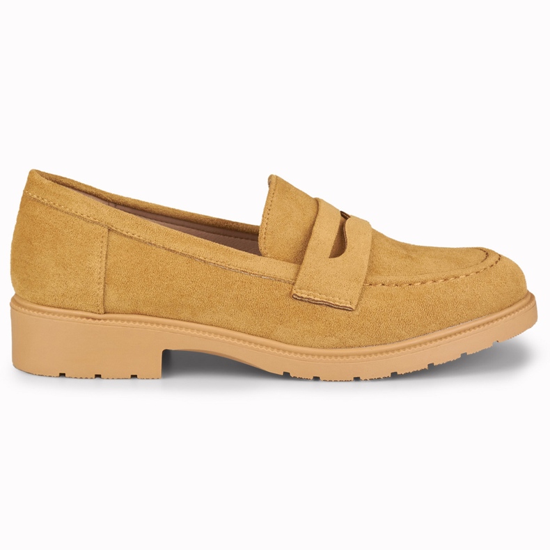 Zapatos mujer ante caramelo marrón