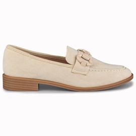 Zapatos mujer ante beige